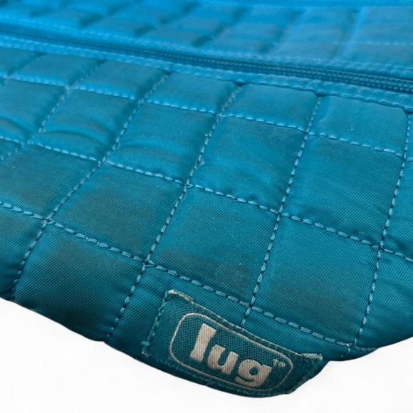 Lug Turquoise Quilted Tote Bag - Picture 5 of 11